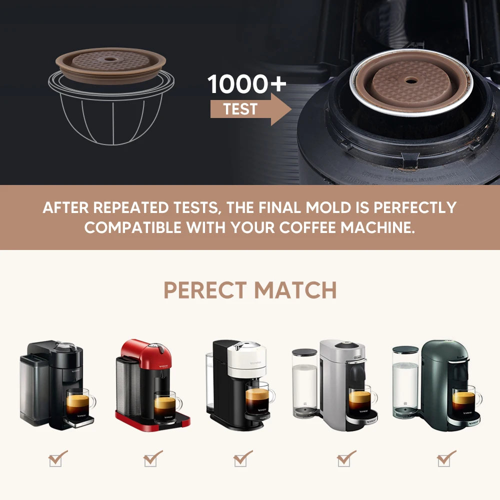 Reusable Lid for Vertuo Coffee Pods